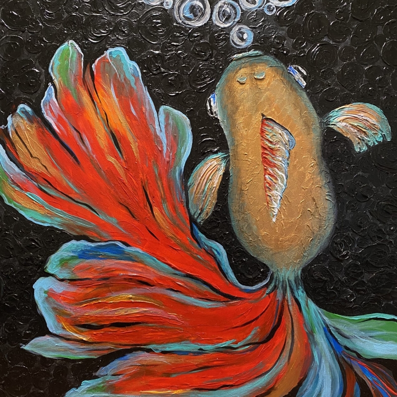 Tranquil Swim by artist Holly Craig